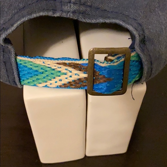 Embroidered chambray baseball cap - Picture 4 of 5